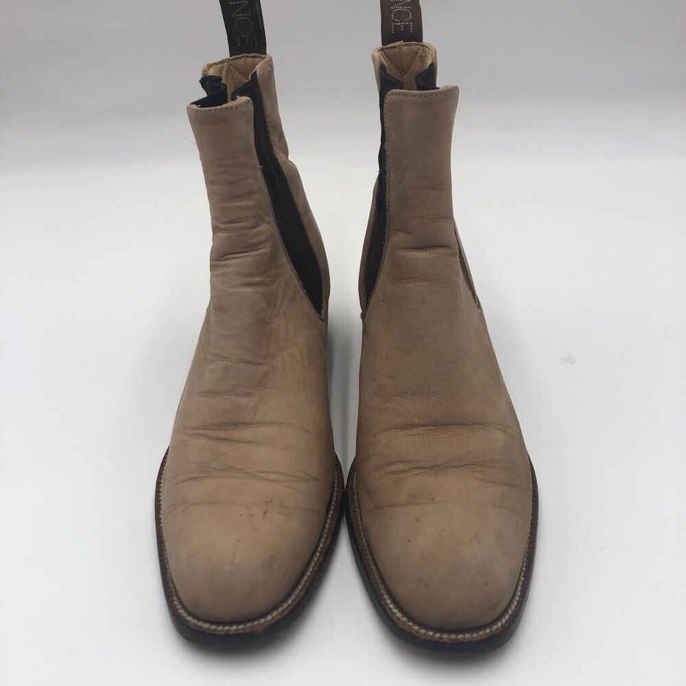 Free Lance Womens 36.5/4 Beige Suede Ankle Boot Boots READ